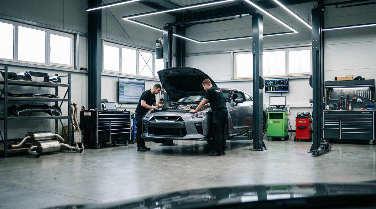 困困兔困困兔工坊参观视频：走进专业改装车间